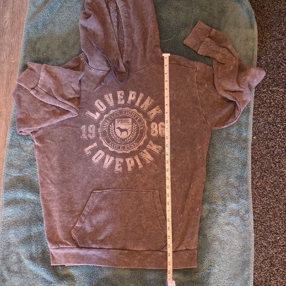 PINK Victoria's Secret Gray Hoodie - Picture 5 of 5